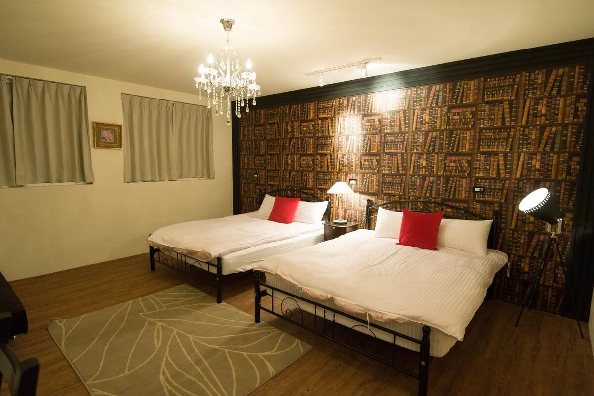 Blackout curtains, rollaway beds, free WiFi, bed sheets