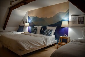 3 chambres, Wi-Fi gratuit, draps fournis