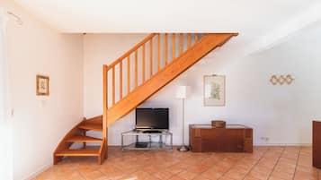 Panoramic Duplex, 2 Bedrooms | Living area | Flat-screen TV, DVD player