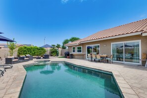 Una piscina climatizada