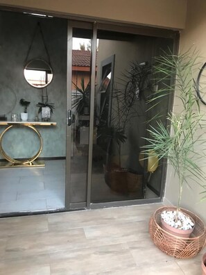 Entrada de la propiedad