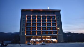Front of property - evening/night