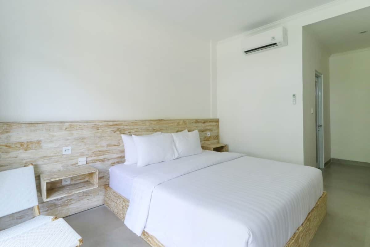 1 kamar tidur, meja kerja, Wi-Fi gratis, dan seprai linen