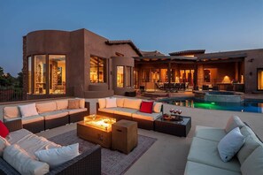 Terrace/patio - Lux 360 Views, Pool & Hot Tub! Sky Dancer - S019 (Sedona)