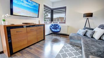 Apartamento standard | 1 quarto, Wi-Fi de cortesia, roupa de cama