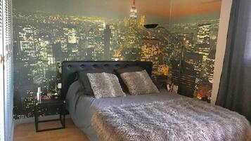 4 chambres, fer et planche à repasser, Wi-Fi gratuit, draps fournis