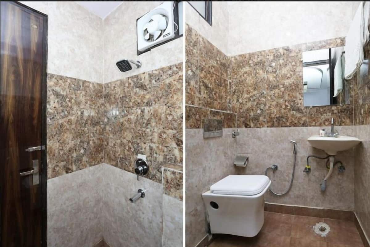 Quarto casal executivo | Pia do banheiro