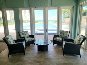 A heated pool - 216 - Incredible direct oceanfront 2br/2ba (New Smyrna Beach)