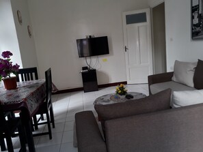 Télévision à écran plat de 30 pouces avec chaînes par satellite