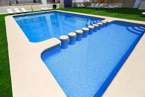 Pool - Cozy with mediterranean style, a few meters from the beach. (Playa de Gandía)