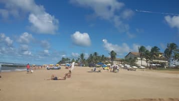 Vlak bij het strand
