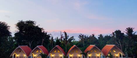 Front of property - evening/night