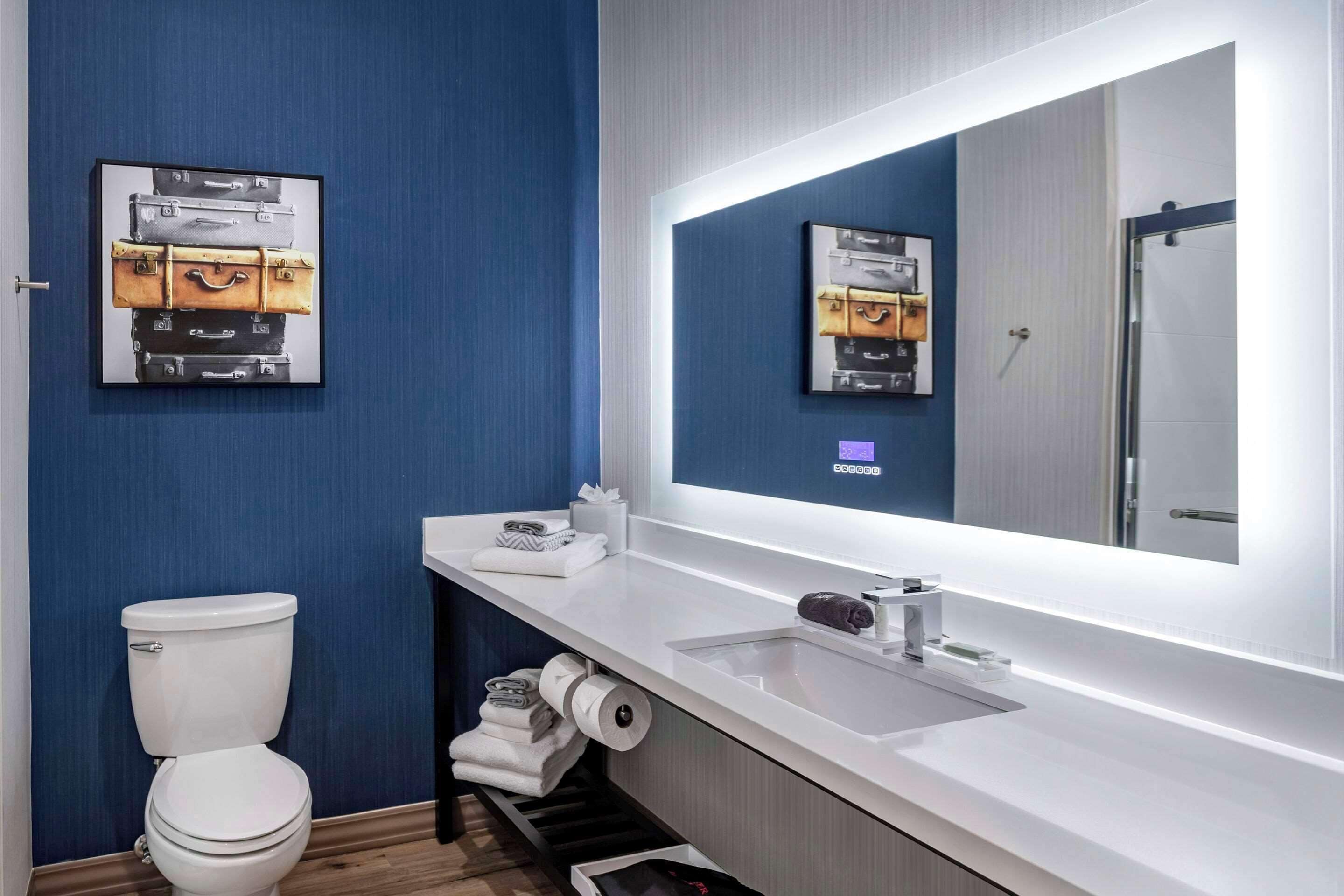 free toiletries, hair dryer, towels, soap