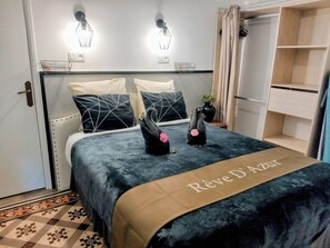 2 habitaciones, tabla de planchar con plancha y wifi gratis 