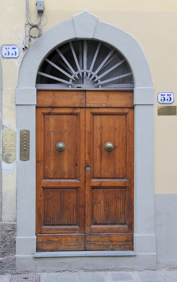 Entrada de la propiedad