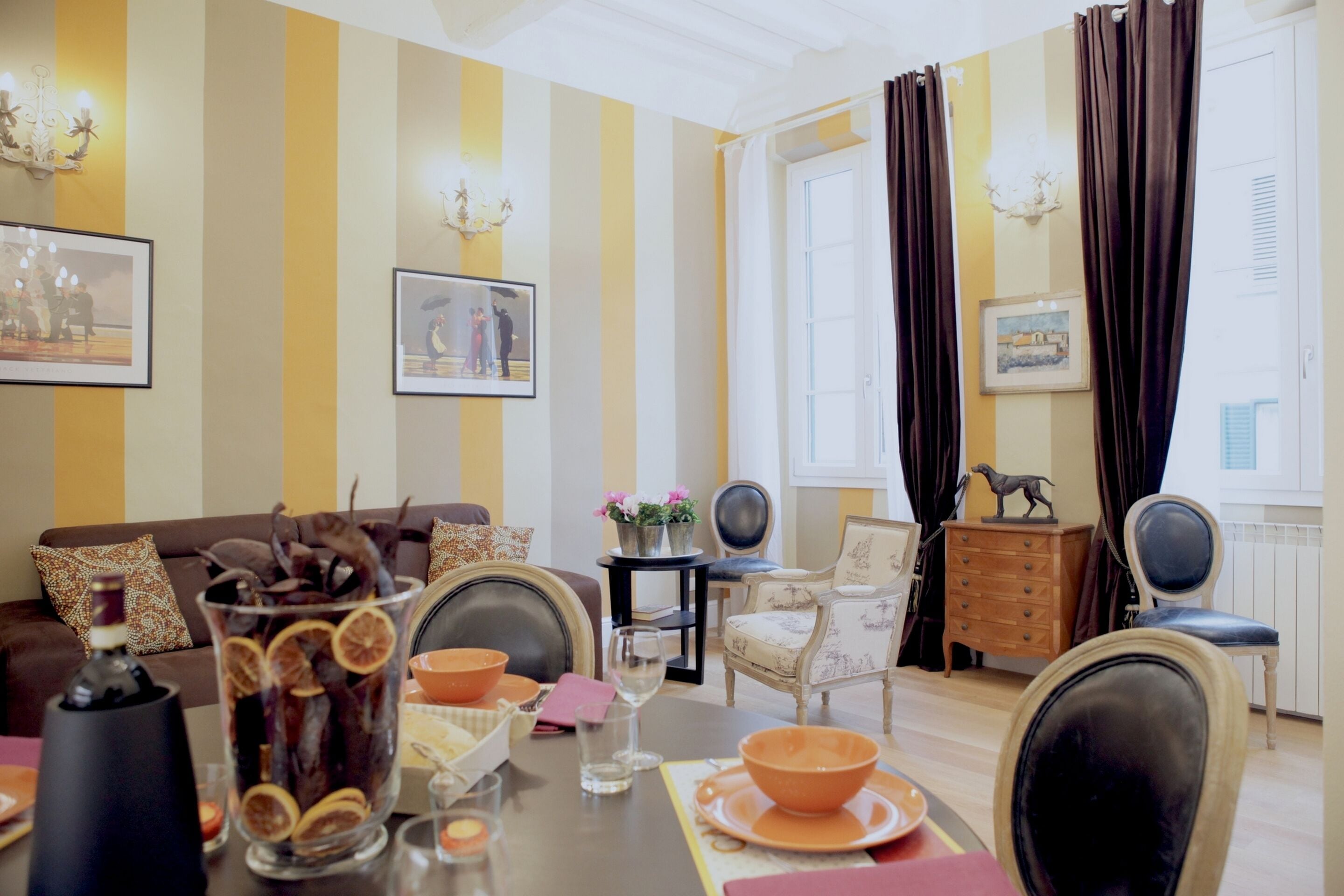 Senior Apartment, 2 Bedrooms | Living area | Flat-screen TV