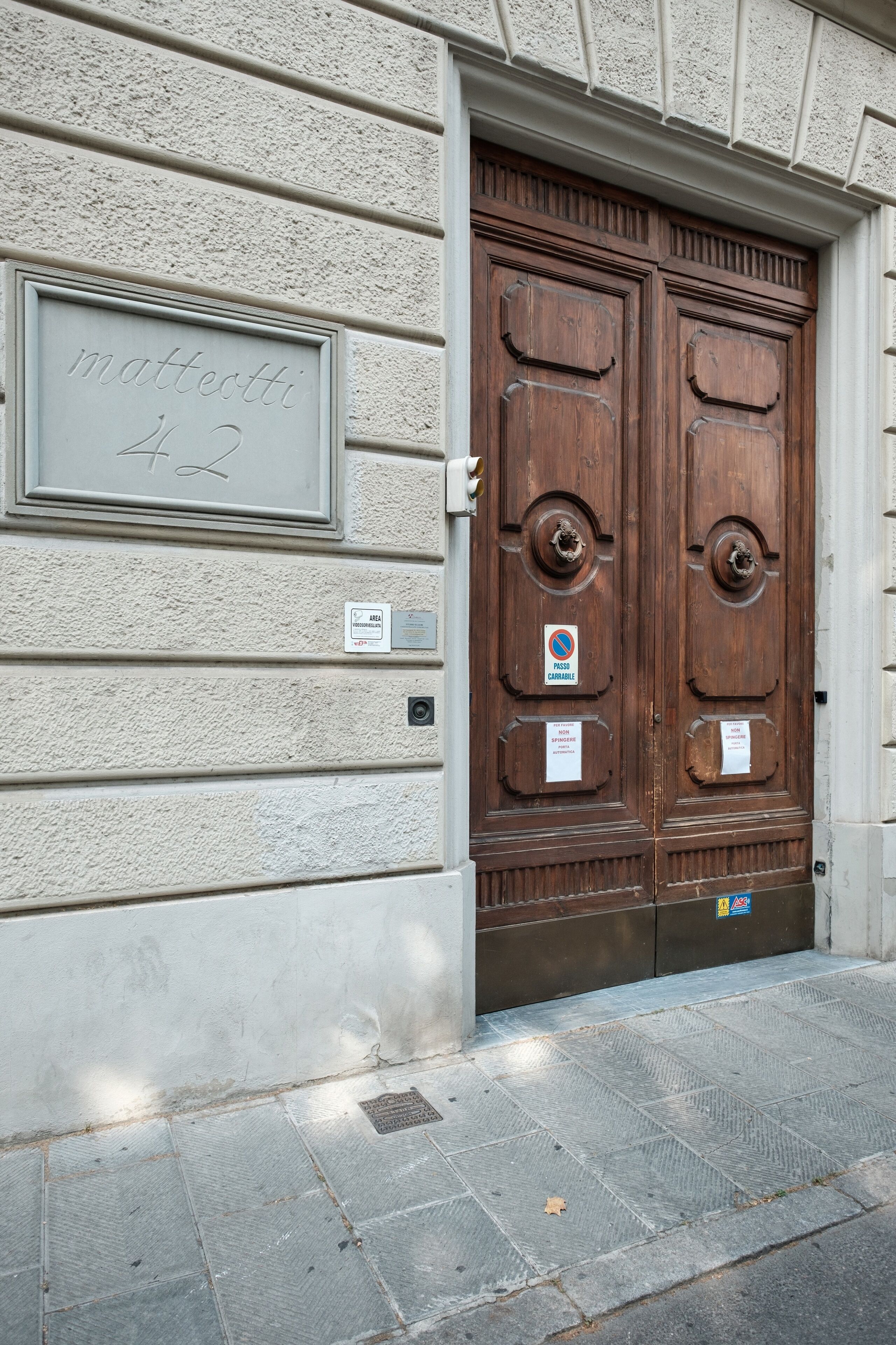 Entrada de la propiedad