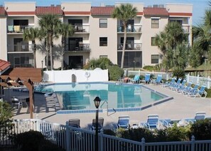 Outdoor pool - 2 Bed, 2 Bath, Upgraded, Ocean & Pool View - Ocean Village Club O25 (St. Augustine)