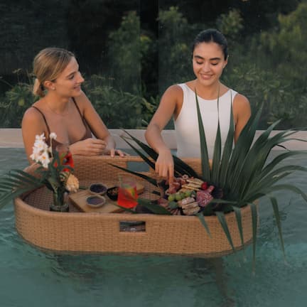2 outdoor pools, open 7:00 AM to 9:00 PM, sun loungers