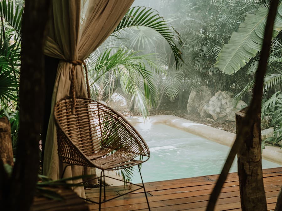 Salas de tratamiento para parejas, tratamientos corporales, aromaterapia