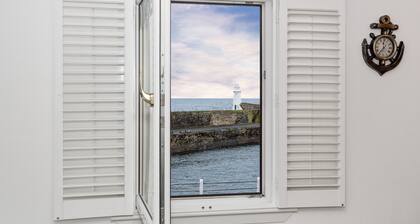 Amazing sea & harbour views of the Moray Firth North Aberdeenshire Scotland.