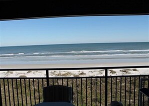 Condo, Multiple Beds, Balcony, Ocean View | View from room - 3 Bedroom Oceanfront Luxury Condo - Sand Dollar Iii, 404 (St. Augustine)