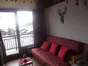 Flat-screen TV, books - Savoie, Col des Saisies, Apartment for rent (Hauteluce)