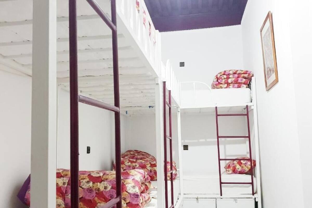 Blackout curtains, free WiFi, bed sheets