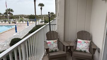 Condo, Multiple Beds, Balcony, Ocean View | Terrace/patio