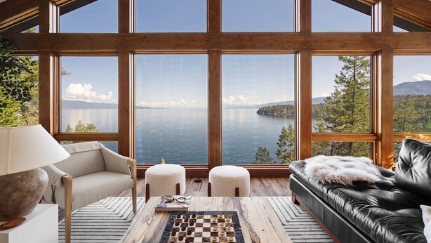 Unclassified image, 1 of 75, button - Modern Mountain Lake House - 3 bedrooms + Master Loft (Polson)