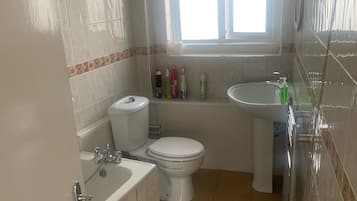 Hair dryer, towels