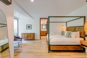 Luxury-Apartment, 3 Schlafzimmer, eigener Pool | Zimmersafe, Verdunkelungsvorhänge, Bügeleisen/Bügelbrett