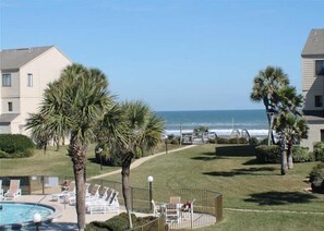 Outdoor pool - Ocean View Condo, Steps To The Beach - Summerhouse 342 (St. Augustine)