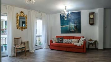 Smart TV, DVD player, books