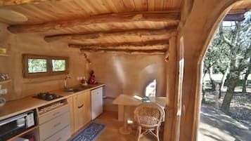 Comfort Cottage, Private Bathroom (La fée des bois) | Private kitchen