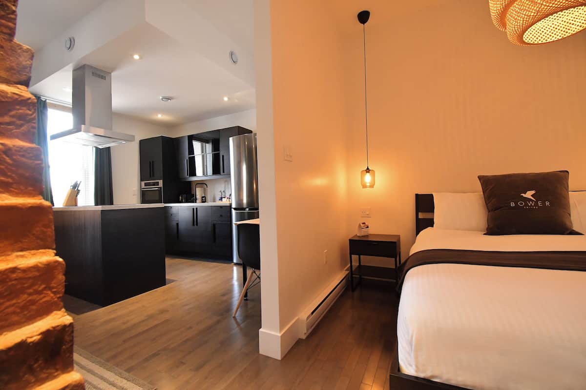 Suite Studio Signature, 1 grand lit, cuisine | 1 chambre, Wi-Fi gratuit, draps fournis