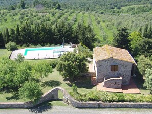 Exterior - Wonderful private villa with private pool, WIFI, A/C, TV, patio, pets allowed and panoramic view (Monteverdi Marittimo)