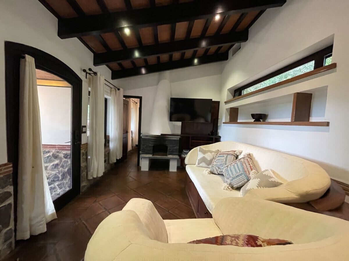 Smart TV, fireplace, stereo, printers