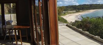 Stunning white sand beach with gated access