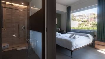Double Room, Terrace, Garden View | Premium bedding, down comforters, pillowtop beds, desk