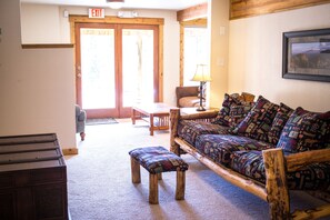 TV, DVD player, table football, ping pong