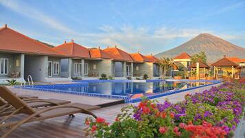 Façana frontal de l'allotjament