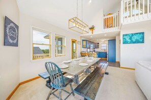 Dining - S’mores & Shores - Dog Friendly Oceanview Home w/ Saltwater Pool & Hot Tub (Waves)