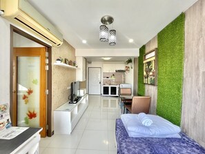 Exclusive 2 Bedroom Apartment for 6 Pax (51A) | Living area | 40-inch LED TV with digital channels, TV