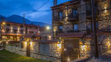 Front of property - evening/night