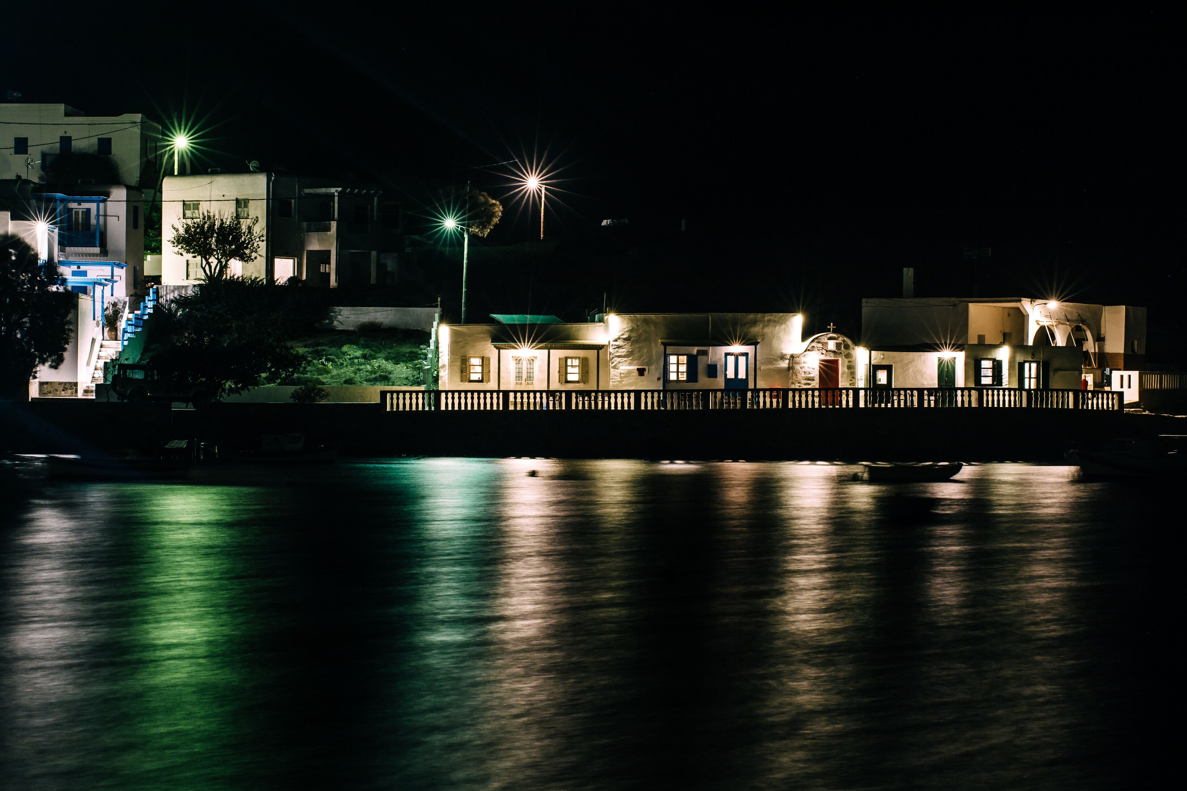 Front of property – evening/night