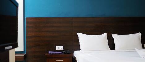 Habitació doble executiva, 1 llit de matrimoni, no fumadors, vistes al jardí | Decoració individual, mobiliari individual i escriptori