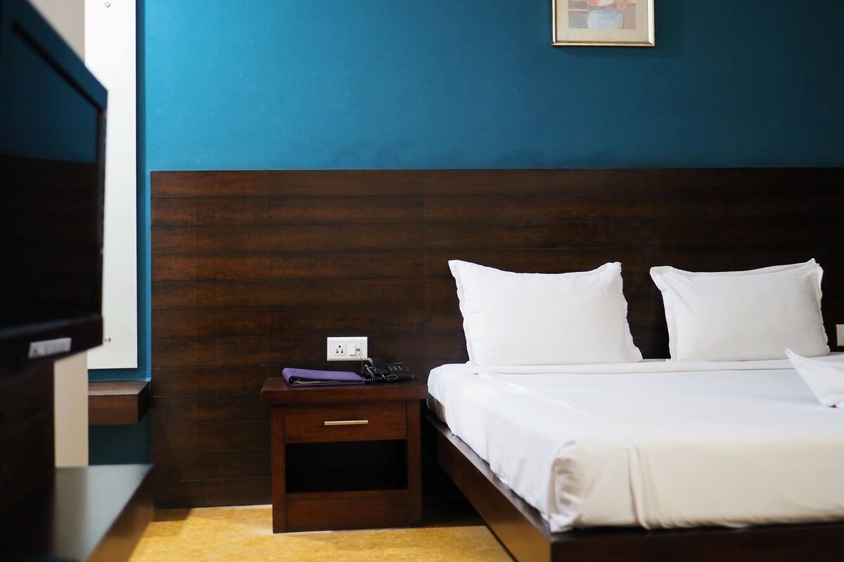 Executive tweepersoonskamer (Executive Queen Room) | Een bureau, een laptopwerkplek, gratis wifi, individueel gedecoreerd