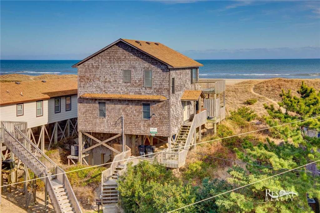 Pet Friendly Oceanfront Avon Abode