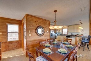 Dining - 7592- Barefoot Blessings, Pet Friendly Oceanfront Avon Abode (Avon)